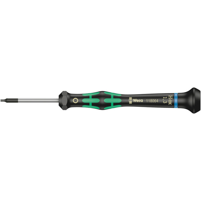 Wera 2054 Screwdriver for hexagon socket screws for electronic applications, 0.035" x 40 mm