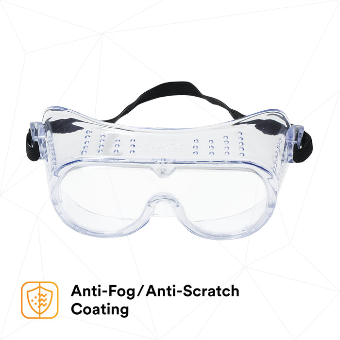 3M 332 Impact Safety Goggles Anti-Fog 40651-00000-10, Clear Anti FogLens