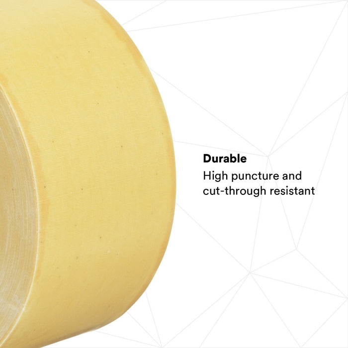 Scotch® Varnished Cambric Tape 2510, 2 in x 36 yd, Yellow, 4rolls/carton