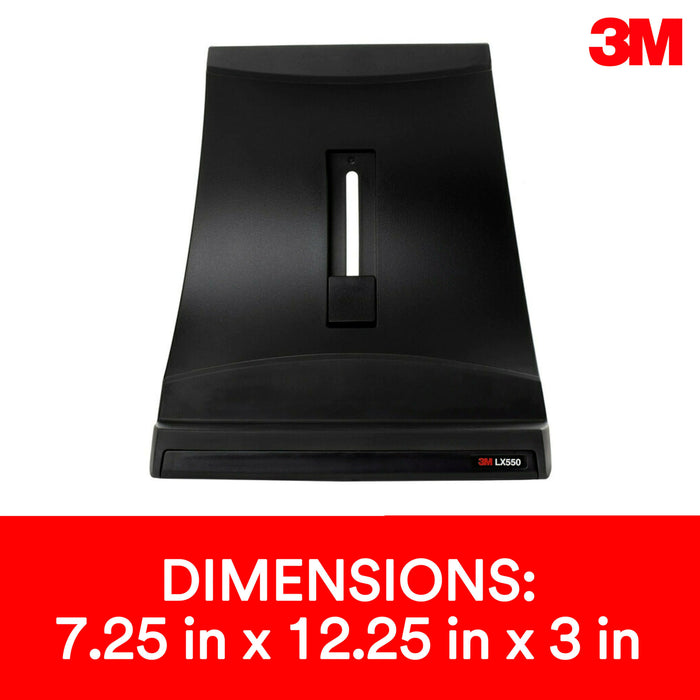3M Vertical Notebook Riser, Black, LX550