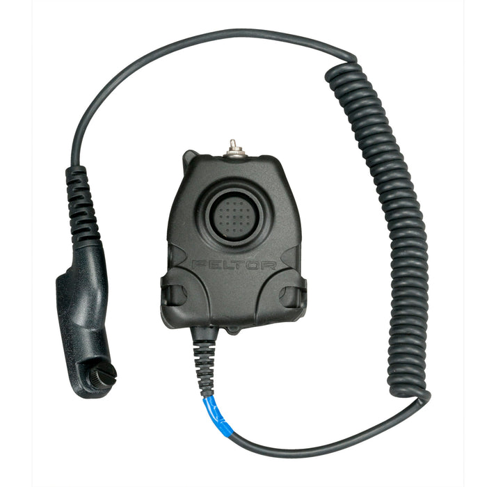 3M PELTOR Push-To-Talk (PTT) Adapter, Motorola Turbo, NATO Wiring