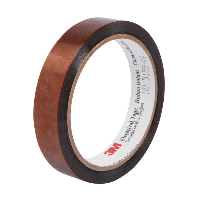 3M Polyimide Film Electrical Tape 92, Amber, Silicone Adhesive, 1-milfilm