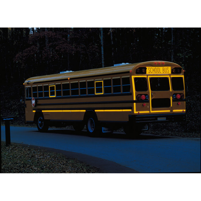 3M Diamond Grade Flexible Prismatic School Bus Markings Series973-71NL, Yellow