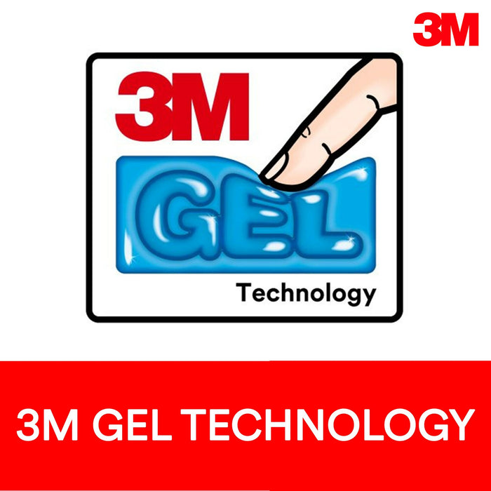 3M Gel Wristrest Platform For Keyboard and Mouse With Precise BatterySaving
