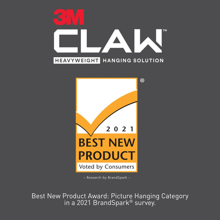3M CLAW Drywall Picture Hanger 25 lb with Temporary Spot Marker 3PH25M-4EF