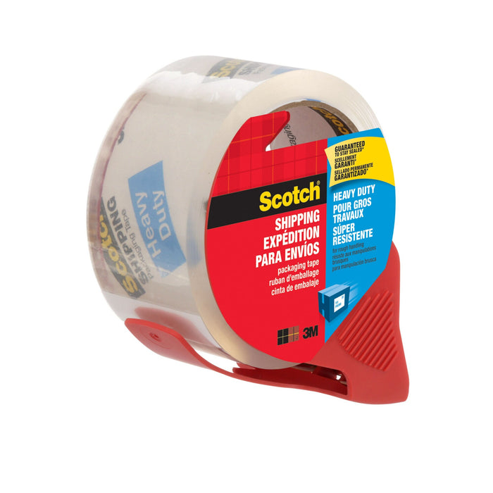 Scotch® Heavy Duty Shipping Packaging Tape 3850S-RD-6WC, 1.88 in x 38.2 yd