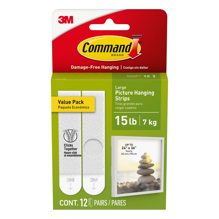 Command Large Picture Hanging Strips 17206-12ES