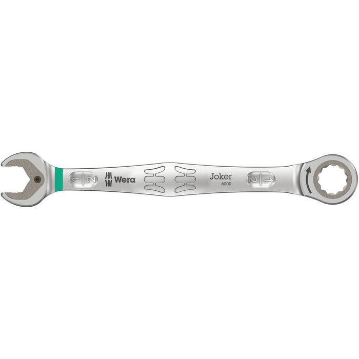 Wera 6000 Joker Ratcheting combination wrenches, Imperial, 1/2" x 177 mm