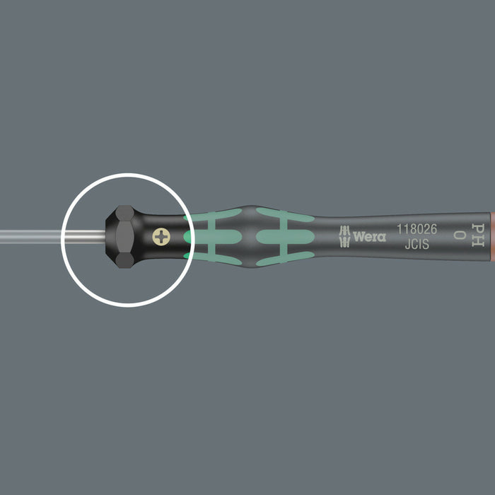 Wera 2035 Screwdriver for slotted screws for electronic applications, 0.16 x 0.8 x 40 mm
