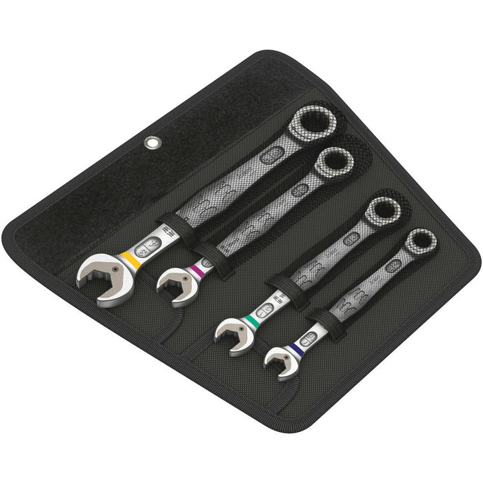 Wera 6000 Joker 4 Imperial Set 1 Set of ratcheting combination wrenches, Imperial, 4 pieces