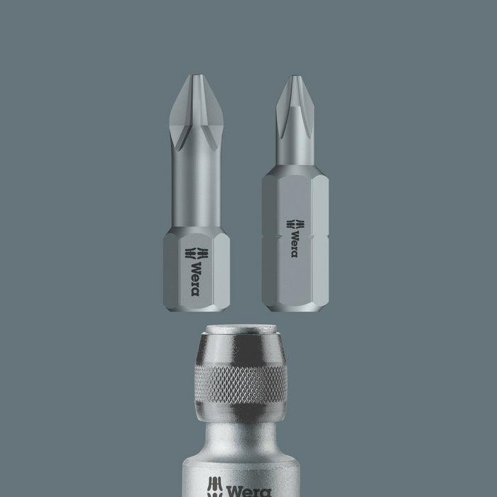 Wera 784 C 1/2" Adaptor with quick-release chuck, 784 C/1 x 1/4" x 50 mm