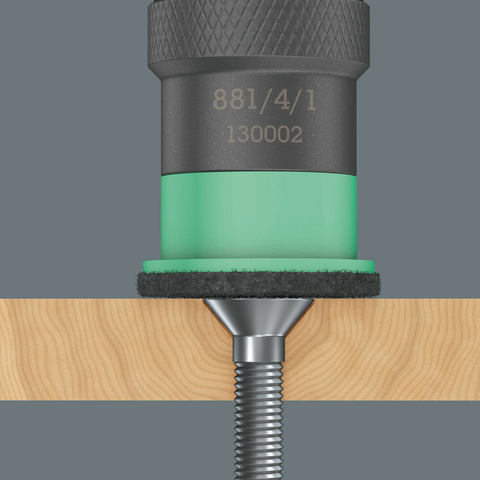 Wera 881/4/1 SB Bit holder with variable screw depth limitation, 1/4" x 95 mm