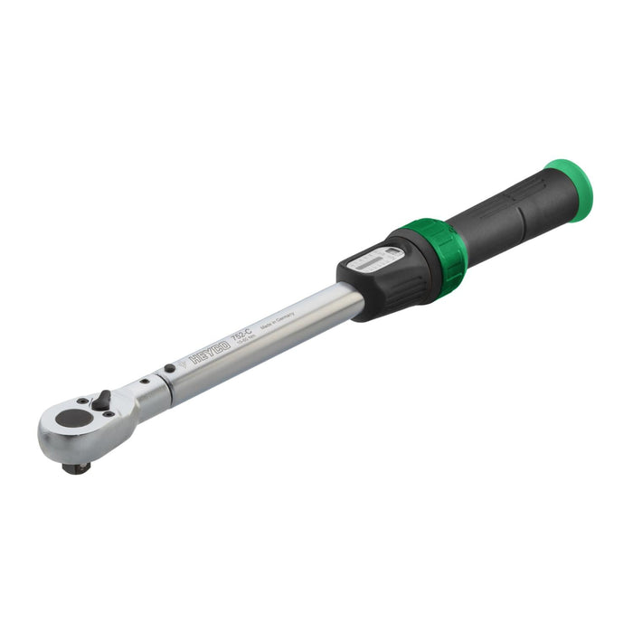 Heyco 00752000080 Reversible Ratchet Torque Wrench, 10-60 NM, 355 mm