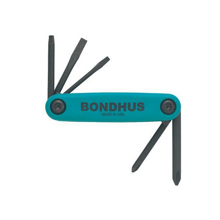 Bondhus 12545 GorillaGrip Set of 5 Fold up Utility Set