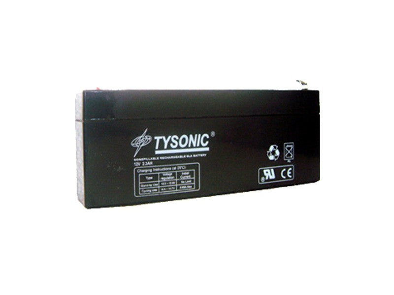 Tysonic TY-12-2.3 12V 2.3AH Sealed Lead Acid Battery