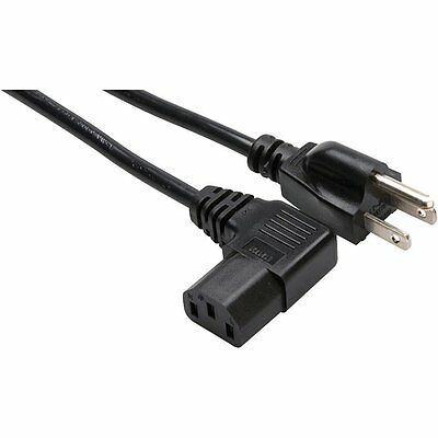 Hosa PWC-141.5R Grounded, 3-Wire Power Cable, Right Angle, 1.5 ft.
