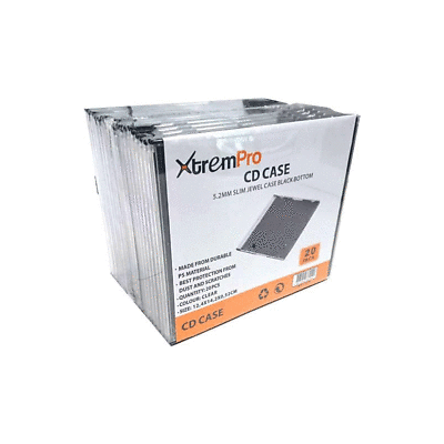 XtremPro CD DVD Slim Jewel Storage Replacement Case 11070