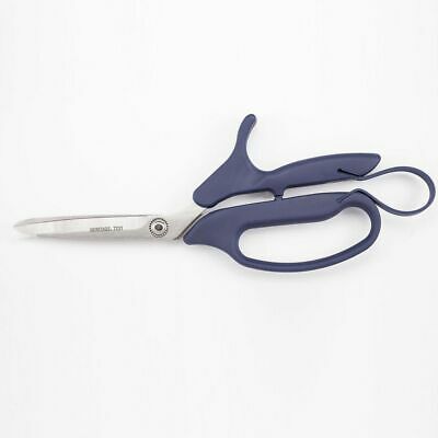 Heritage Cutlery 7231 9 1/4'' SS Bent Poultry Shear/Straight Top Handle