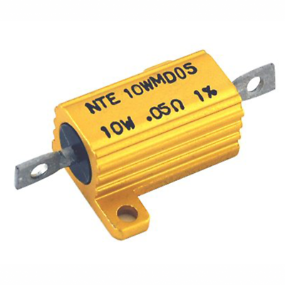 NTE Electronics 10WM110 RESISTOR 10 WATT ALUMINUM HOUSED POWER WIREWOUND 100 OHM
