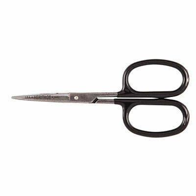 Heritage Cutlery 546C 5 1/2'' Rubber Flashing Scissor w/ Curved Blade