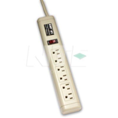 NTE Electronics EMF-61 SURGE PROTECTOR 6-OUTLET SINGLE MODE 6-FOOT CORD