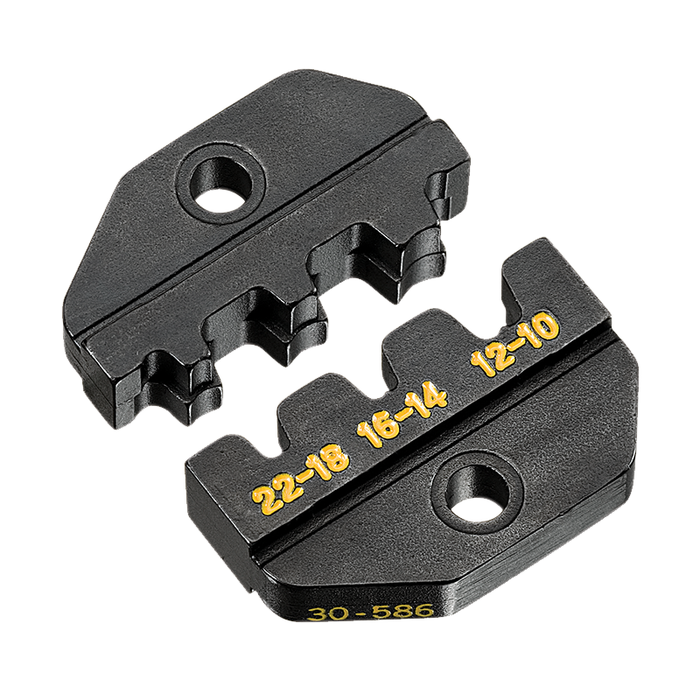 Ideal 30-586 Die Set, Non-Insulated Open Barrel Terminals for Crimpmaster Tool