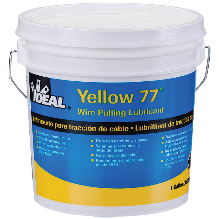 Ideal 31-351 Yellow 77 Wire Pulling Lubricant (1-Gallon Bucket)