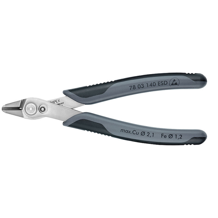 Knipex 78 03 140 ESD Electronic Super Knips XL Precision Cutting Pliers