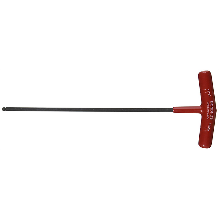 Bondhus 53168 6 x 266mm Ball End Tip Graduated Length T-Handle with ProGuard Finish, Tagged and Barcoded, 2 Piece