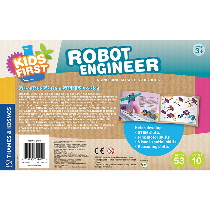 Thames and Kosmos 567009 Robot Engineer Kit and Storybook