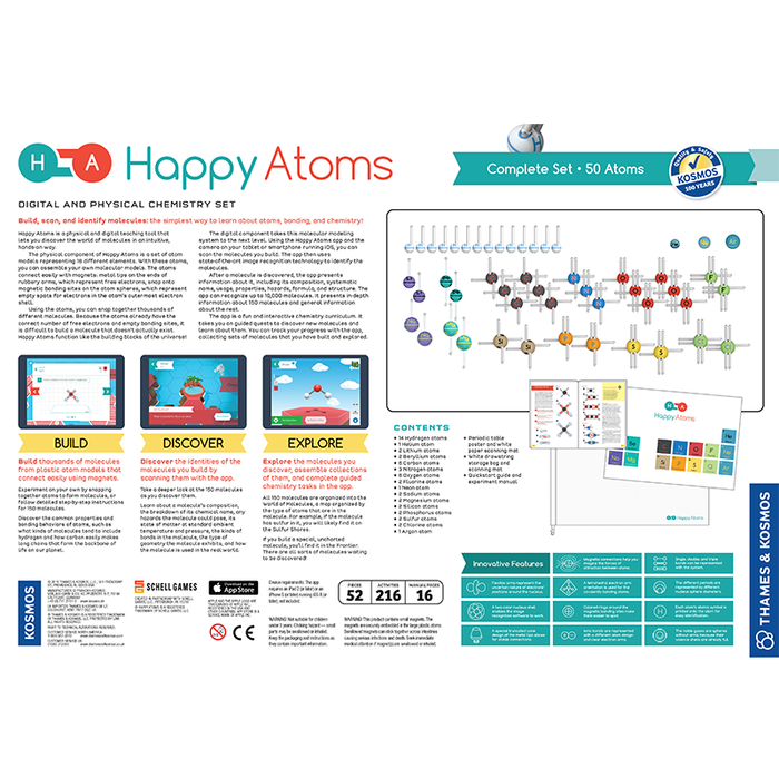 Thames and Kosmos 585001 Happy Atoms Complete Set