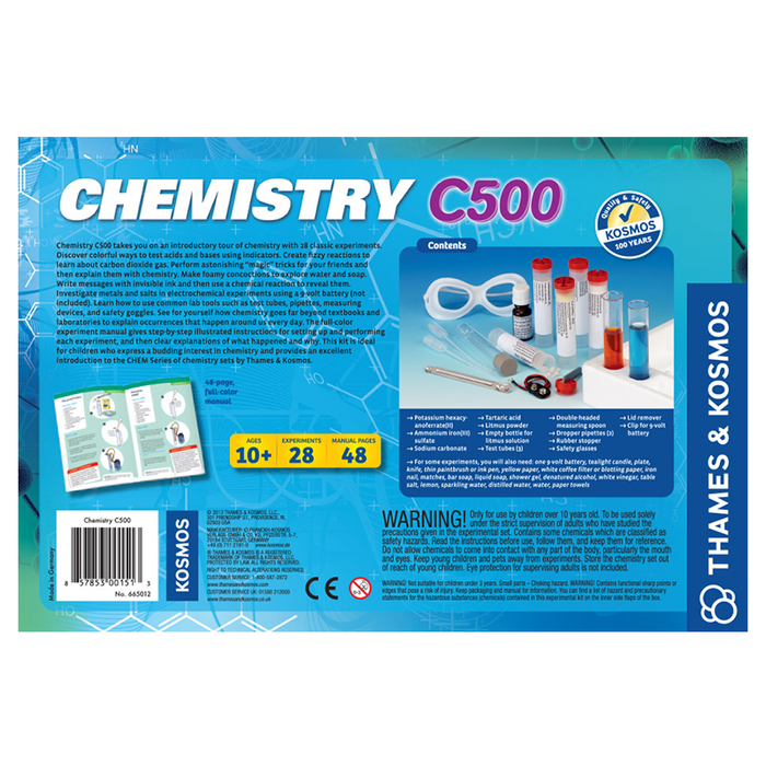Thames and Kosmos 665012 Chemistry Chem C500