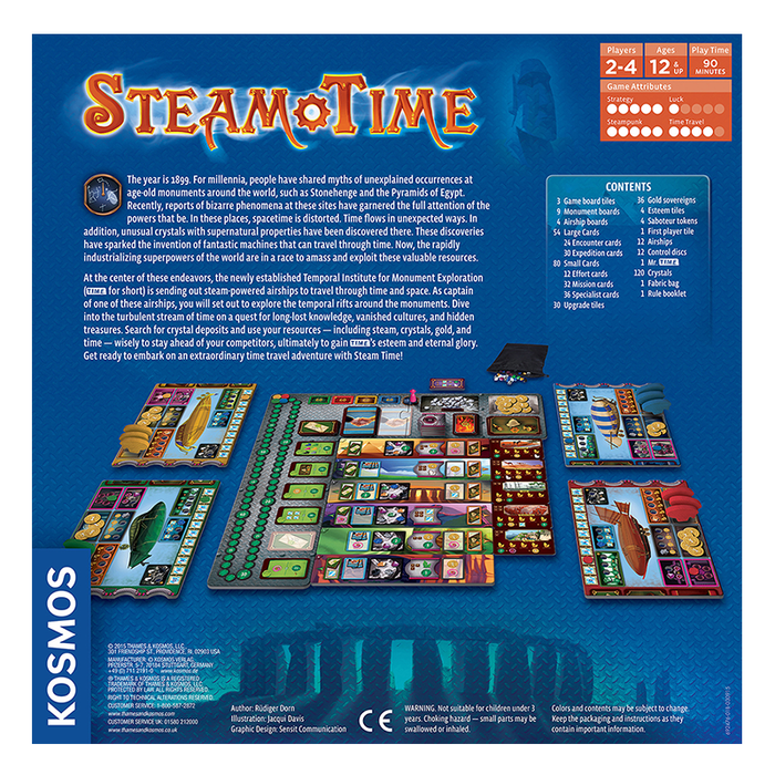 Thames and Kosmos 692476 Steam Time Board Game