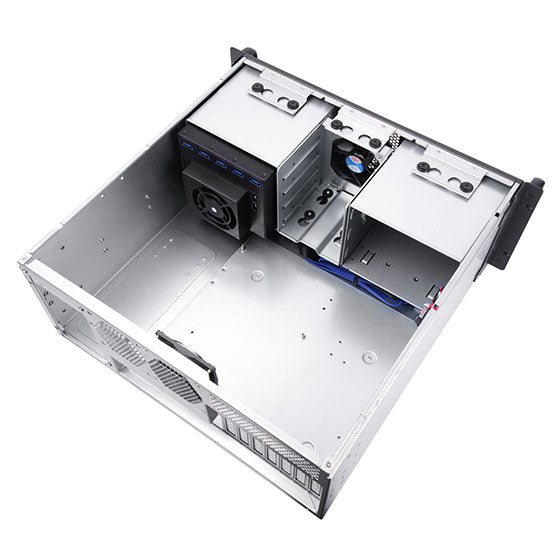 SilverStone Technology RM41-H0B 4U Rackmount Server Case with 5 x 3.5 Hot-Swappable Bay