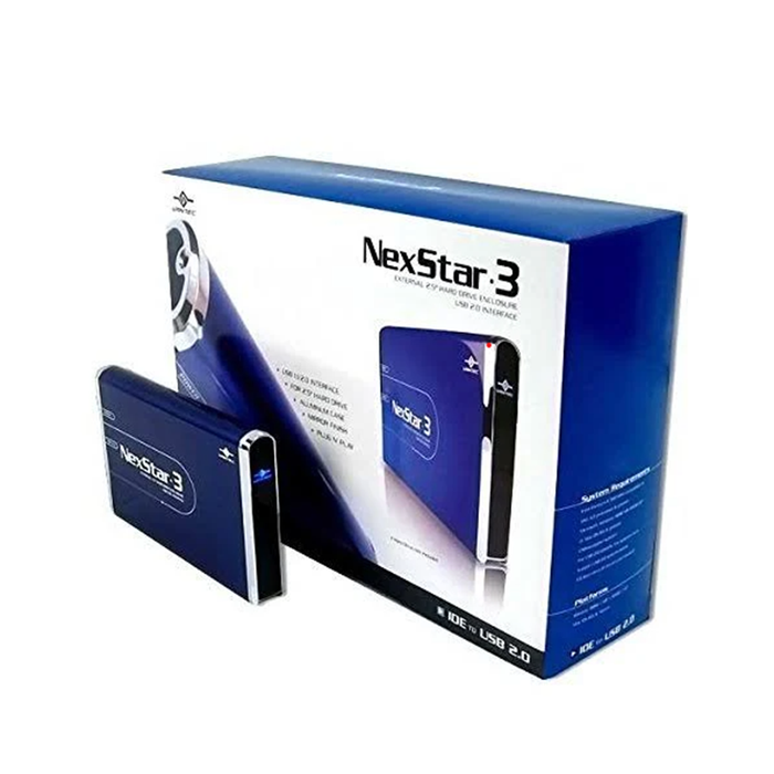 Vantec NST-260U2-BL USB 2.0 Interface External 2.5" Hard Drive Enclosure