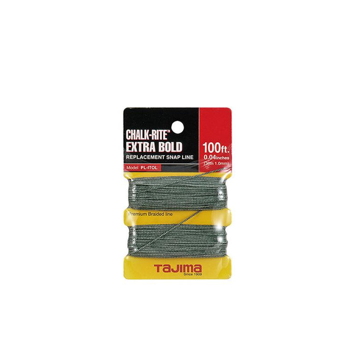 Tajima PL-ITOL Chalk-Rite® Extra Bold braided line, 1.0 mm x 30m / 100 ft.