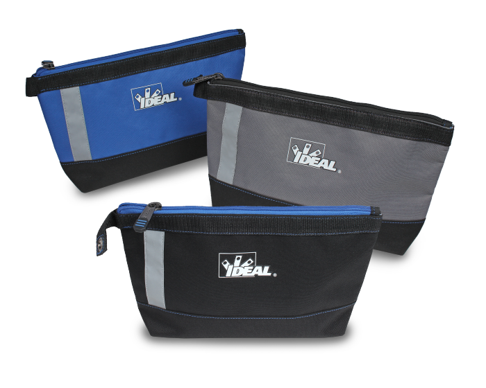 Ideal 37-057 Pro Series Stand Up Supply Zipper Pouch, 3-pack