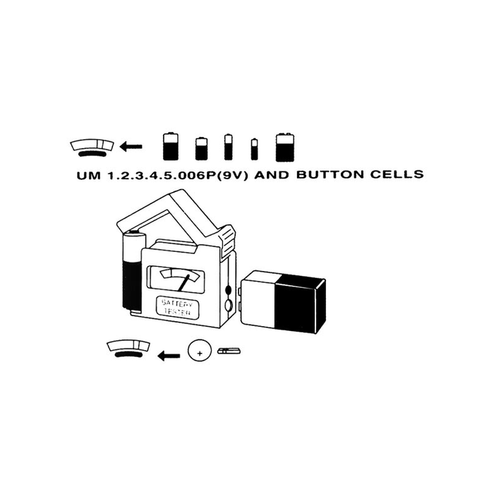 Velleman BATTEST Pocket Battery Tester