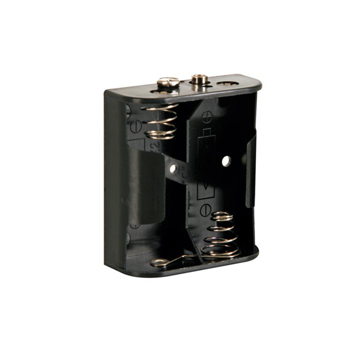Velleman BH221B Battery Holder for 2 x C-Cell with Snap Terminals