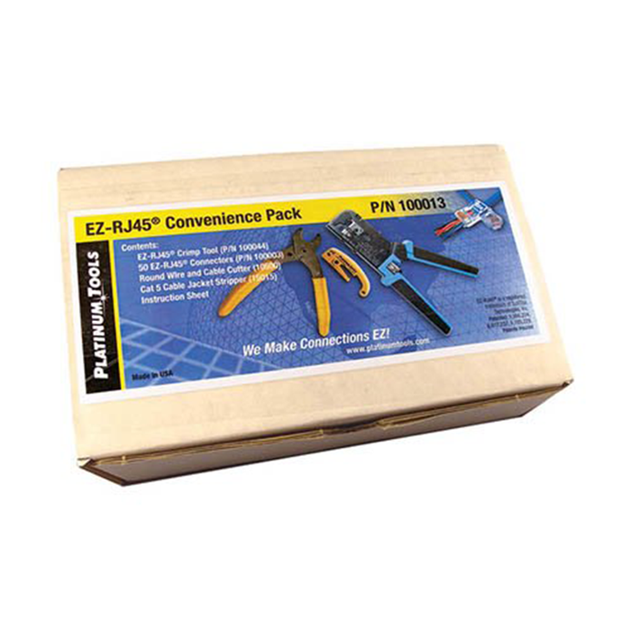Platinum Tools 100016 EZ-RJPRO HD Convenience Pack, Kit Box