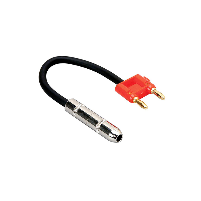 Hosa BNP-116RD 1/4" TS to Dual Banana Speaker Adaptor Cable