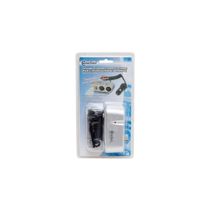Syba CL-CAR-U2SOC USB Car Charger with 2 Socket Car Splitter Adapter Charger