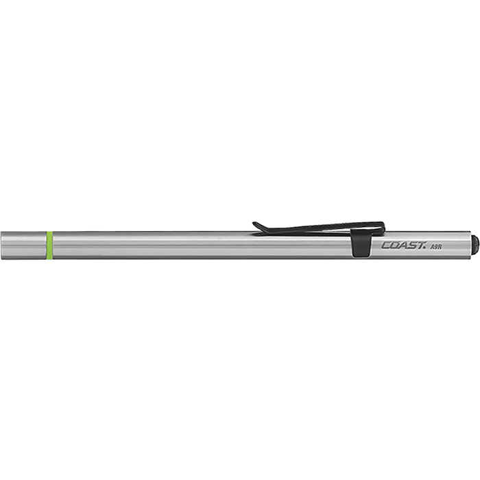 Coast A9R Stainless Steel Rechargeable Penlight