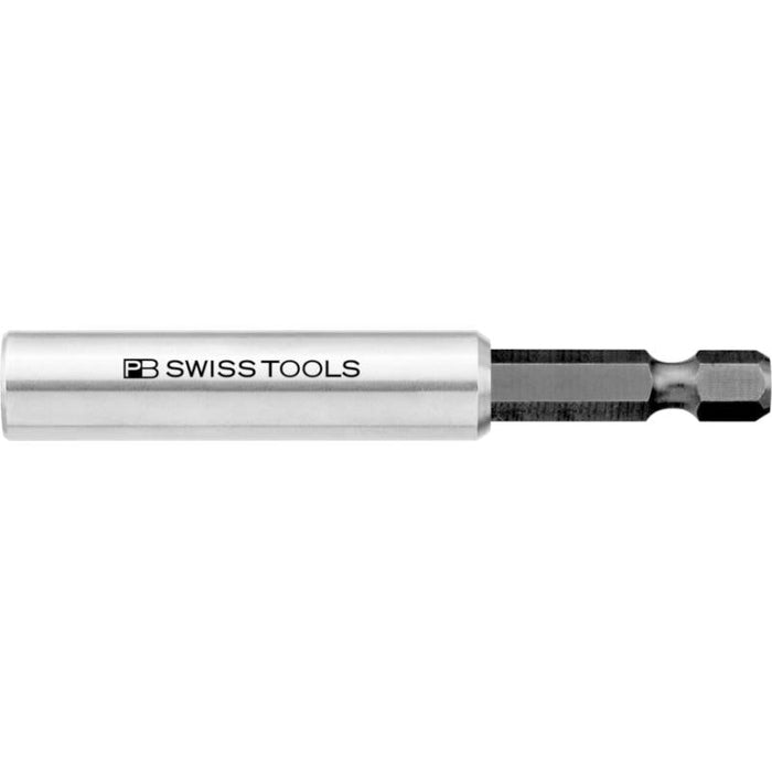 PB Swiss Tools PB 450.M 1/4" Bit Holder, Magnetic w/ Retaining Ring, 75mm