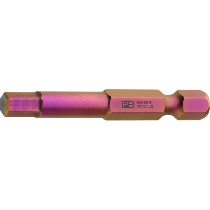 PB Swiss Tools PB E6.210/2,5 PrecisionBit for Hex Screws, Hex, 2.5 mm, 50mm