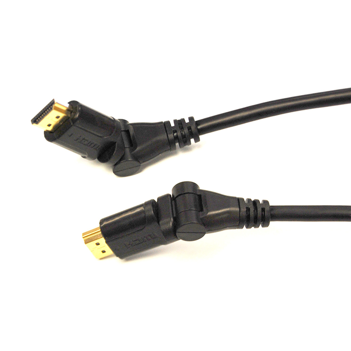 Bytecc HMSW-15 HDMI® High Speed Male to Male Swivel Cable