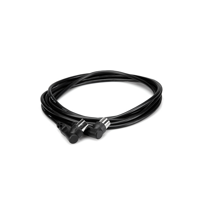 Hosa MID-305RR 5' Right-angle MIDI Cable