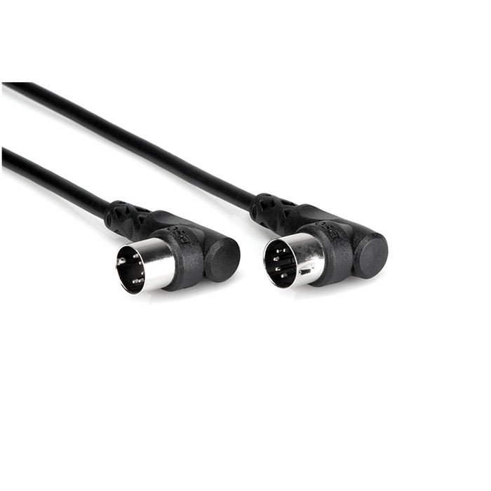 Hosa MID-310RR 10' Right-angle MIDI Cable