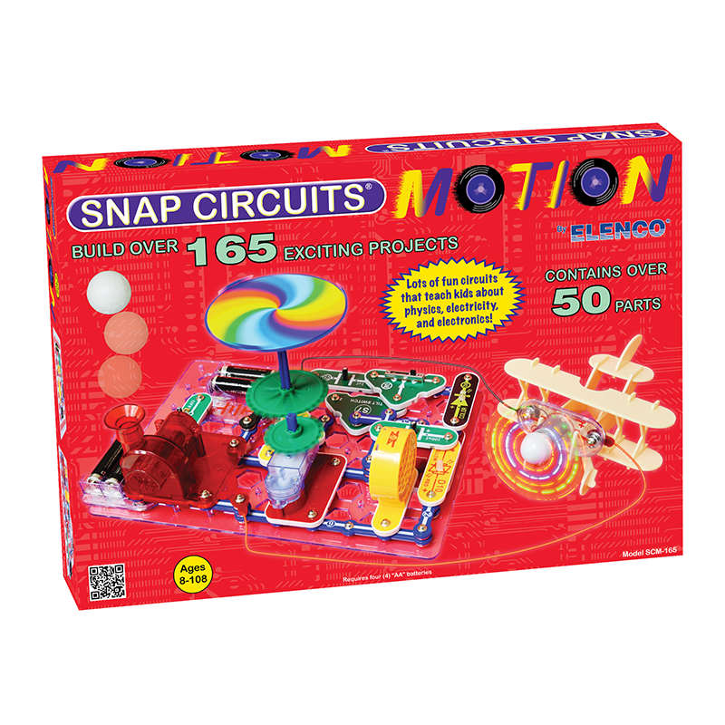 Snap Circuits SCM-165 Motion Electronics Discovery Kit – EIO.com