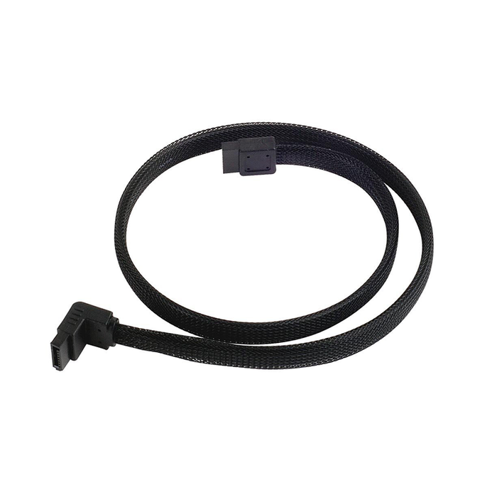 Silverstone CP08 90 Degree SATA III Cable with Non-Scratch Locking Mechanism